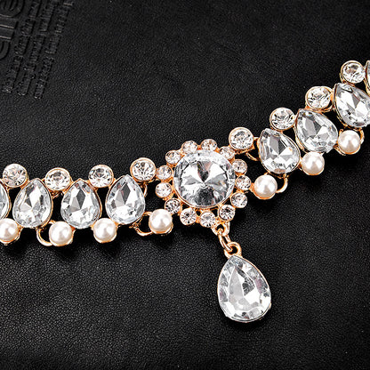 Diamond  Pearl Necklace YongxiJewelry 4