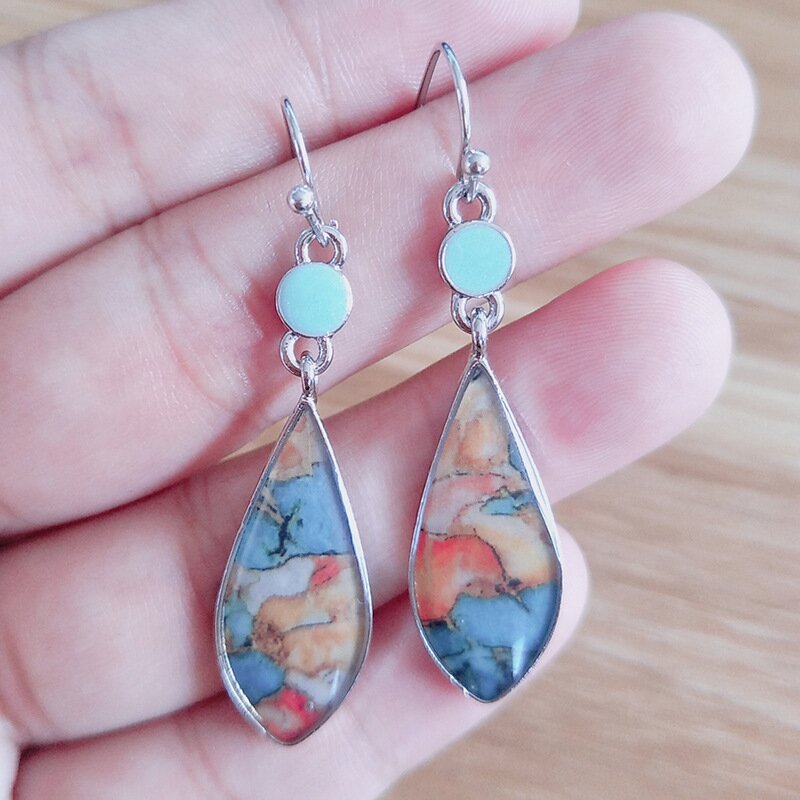 Bohemian Teardrop Earrings YongxiJewelry  3