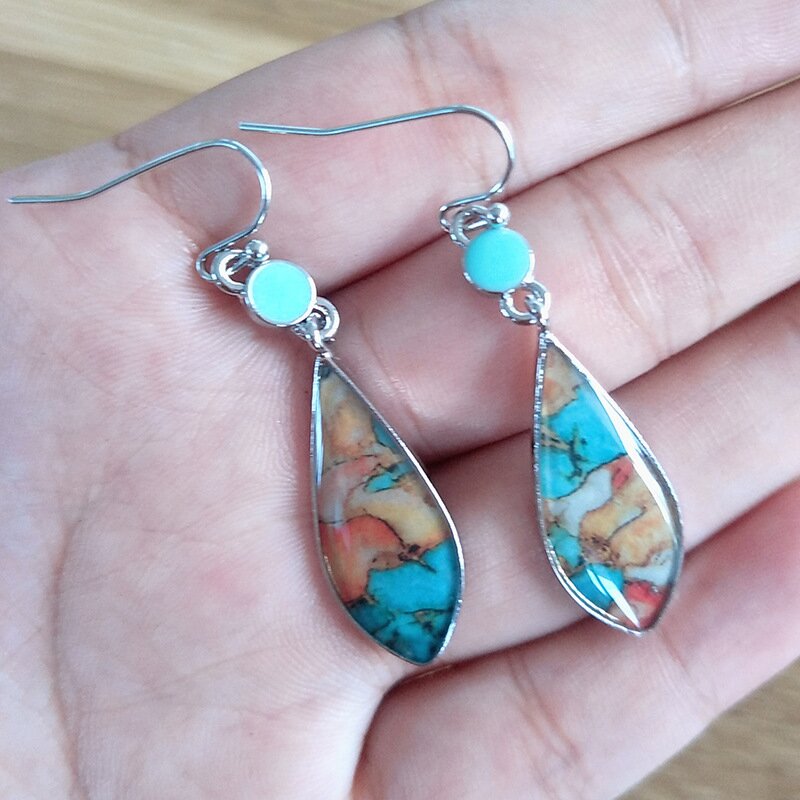 Bohemian Teardrop Earrings YongxiJewelry  5