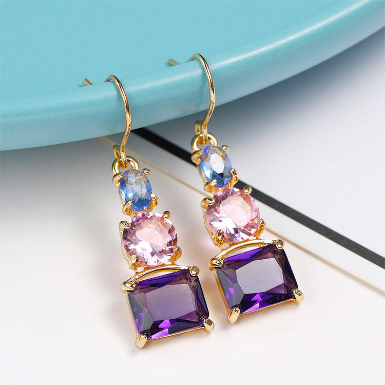 Dazzling Zircon Earrings YongxiJewelry 2