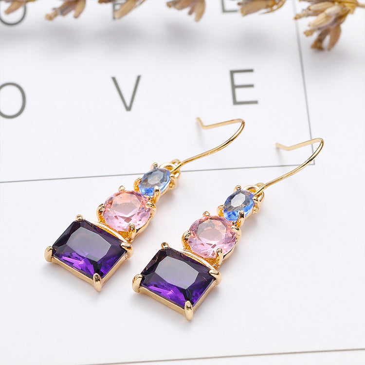 Dazzling Zircon Earrings YongxiJewelry 4