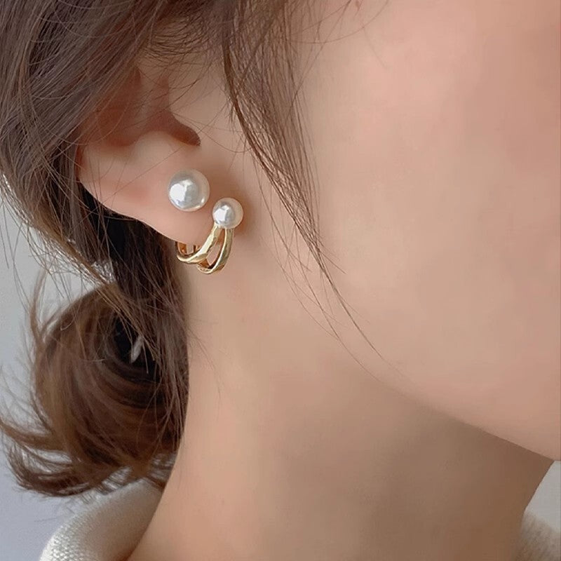 Chic Pearl Earrings YongxiJewelry2