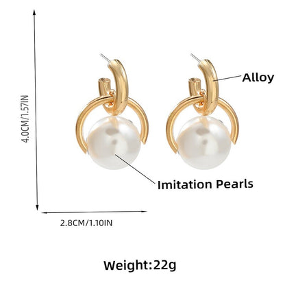 Classic Pearl  Earrings YongxiJewelry  10