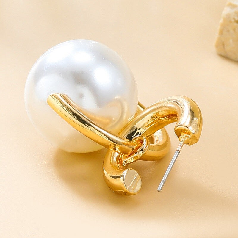 Classic Pearl  Earrings YongxiJewelry  3