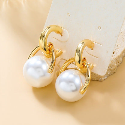 Classic Pearl  Earrings YongxiJewelry  5