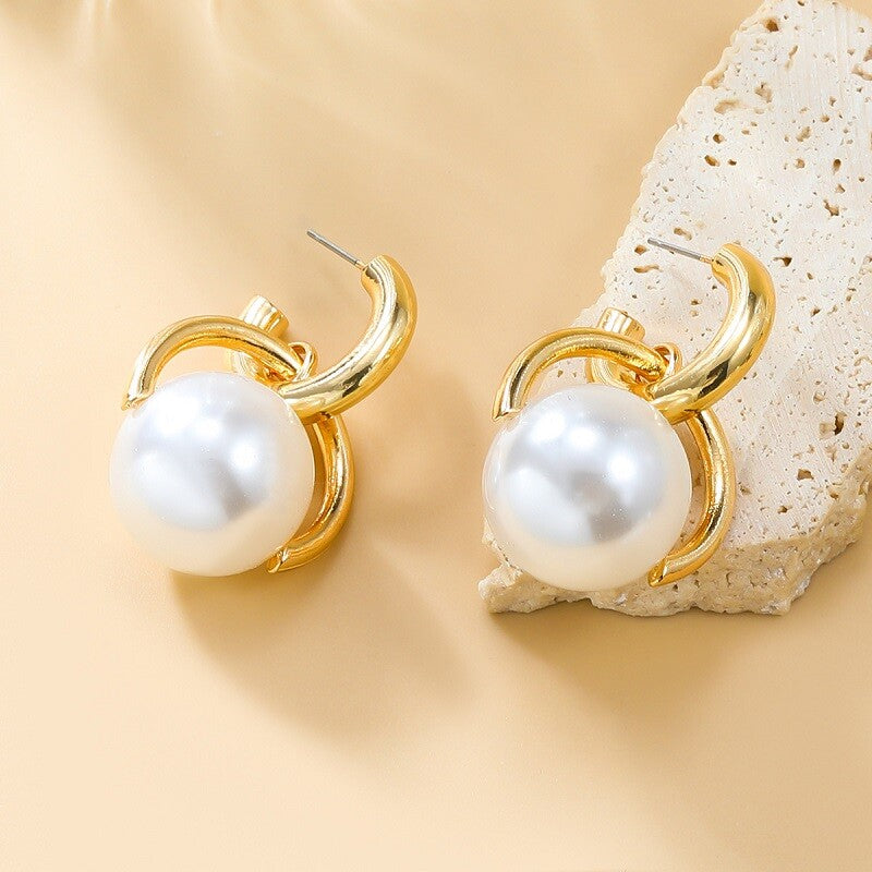 Classic Pearl  Earrings YongxiJewelry  6