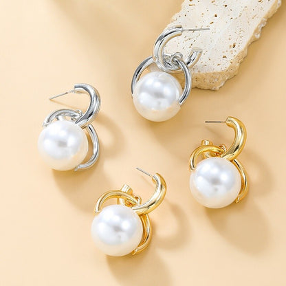 Classic Pearl  Earrings YongxiJewelry  7