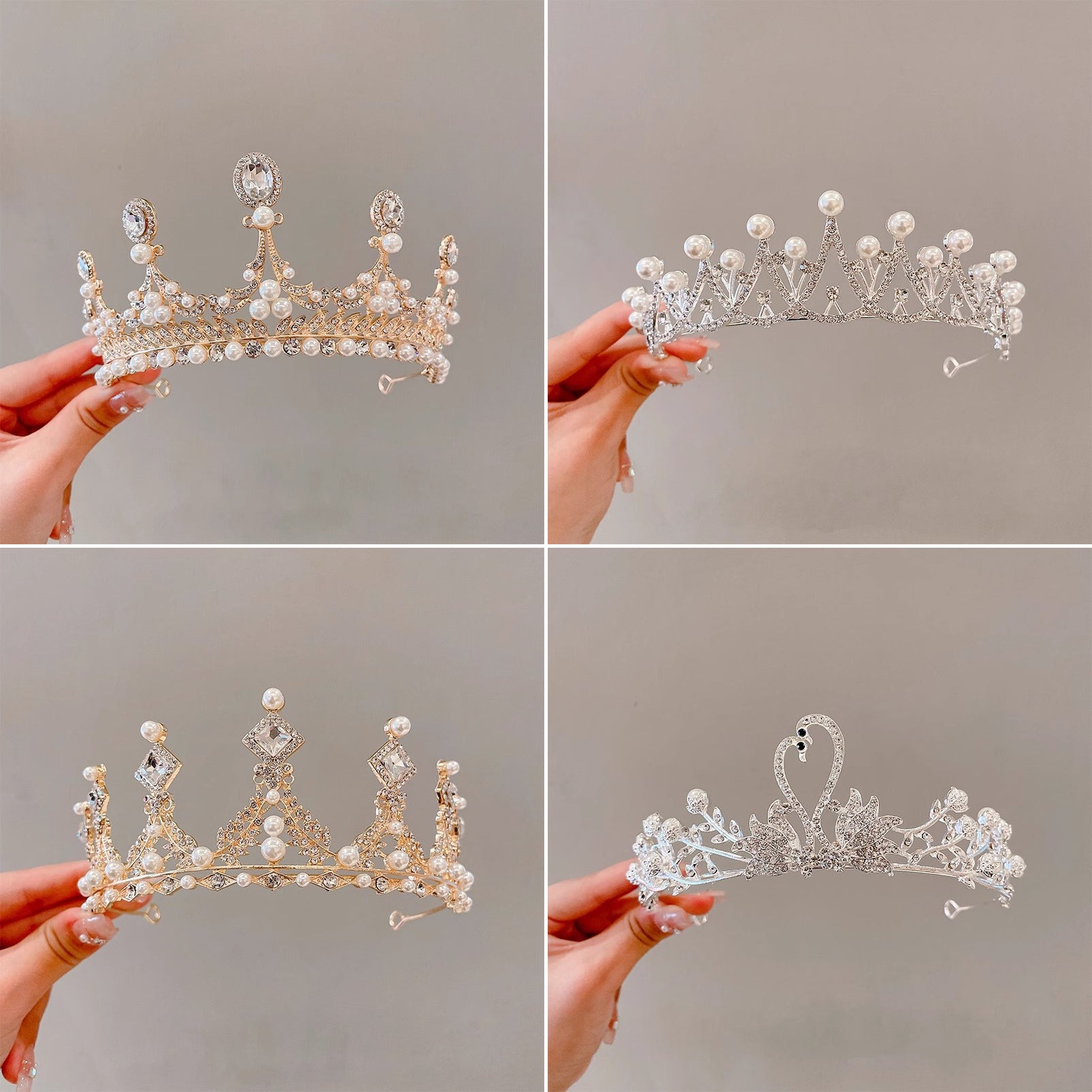 Pearl Diamond Tiara YongxiJewelry 1