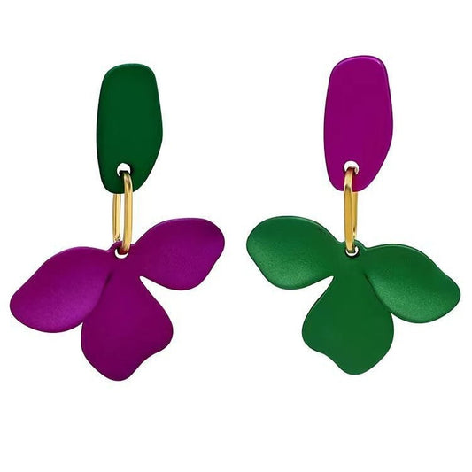 Elegant Flower Earrings YongxiJewelry 1