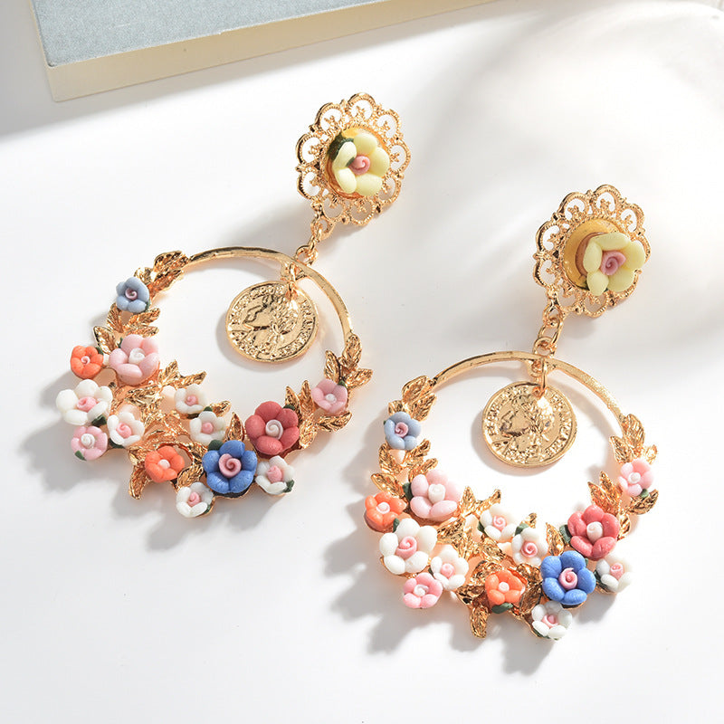 Handcrafted Spring  Floral Earrings YongxiJewelry 1