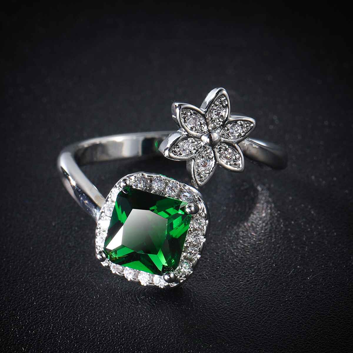 Gemstone Bloom Rings YongxiJewelry  4