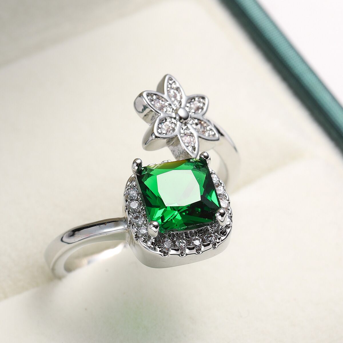 Gemstone Bloom Rings YongxiJewelry  5