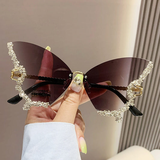 Luminous Butterfly Sunglasses，Fashion Eyewear, Unique Sunglasses - YongxiJewelry