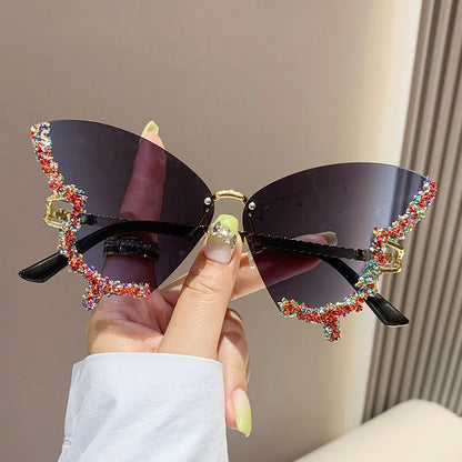 Luminous Butterfly Sunglasses，Fashion Eyewear, Unique Sunglasses - YongxiJewelry