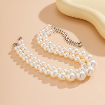 Multi-Strand Pearl Necklace YongxiJewelry 4