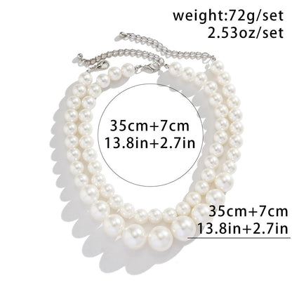 Multi-Strand Pearl Necklace YongxiJewelry 7