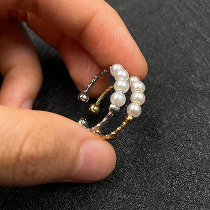 Anti-Anxiety Pearl Ring YongxiJewelry 2