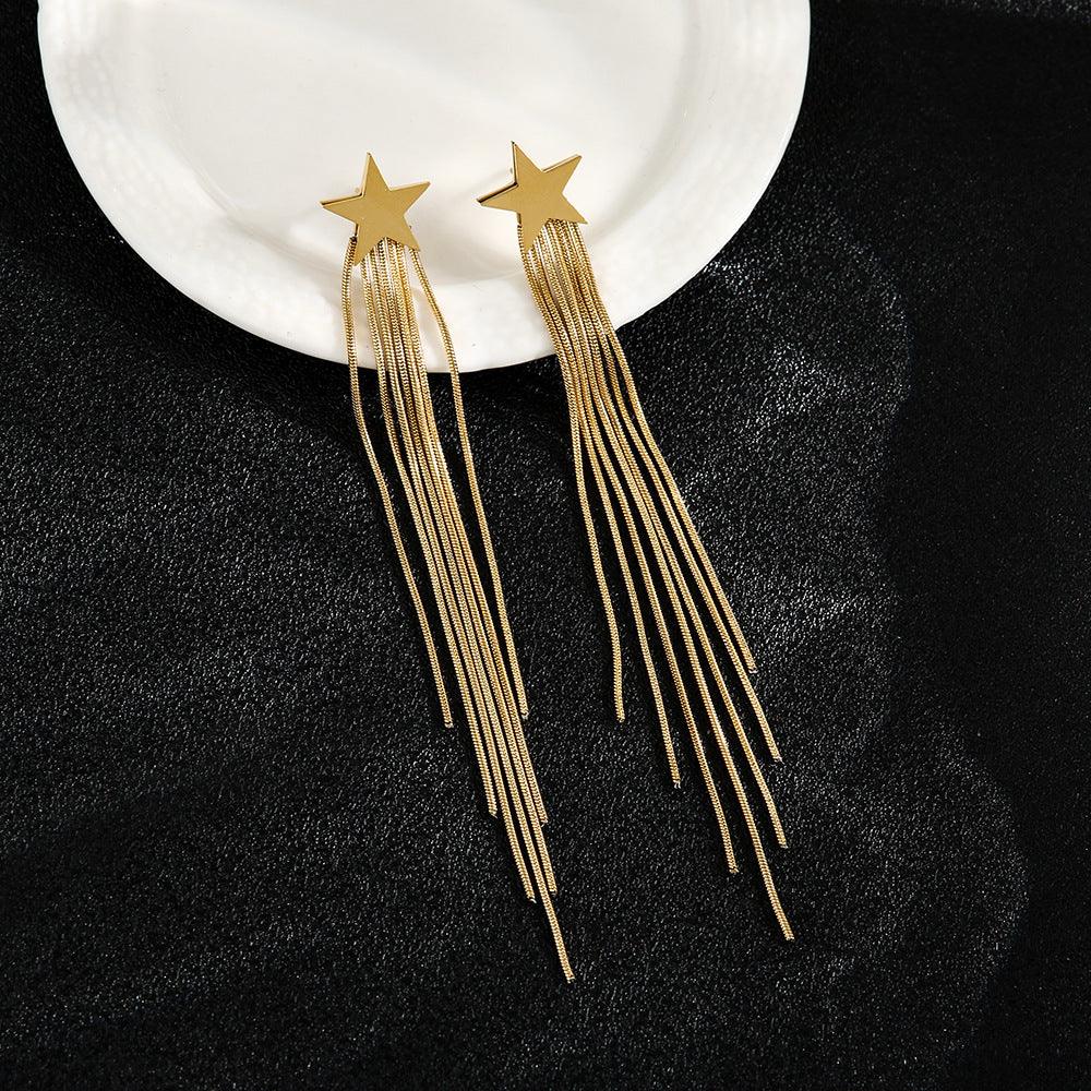 Fashin Long Tassel  Earrings YongxiJewelry 3