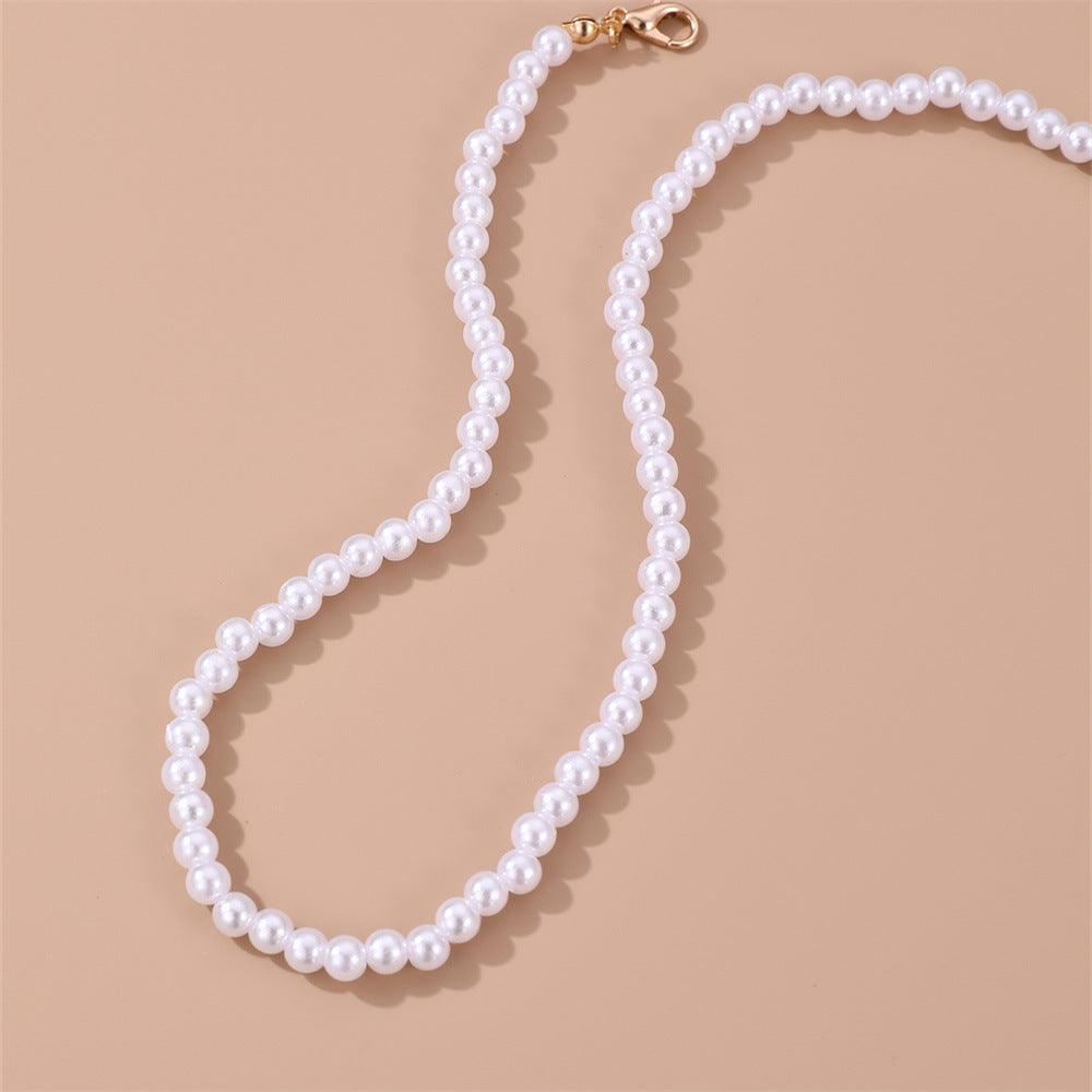 Elegant Round Imitation Pearl Necklace YongxiJewelry 6