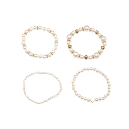 Elegant Fashionable Pearl Bracelet Set YongxiJewelry 5