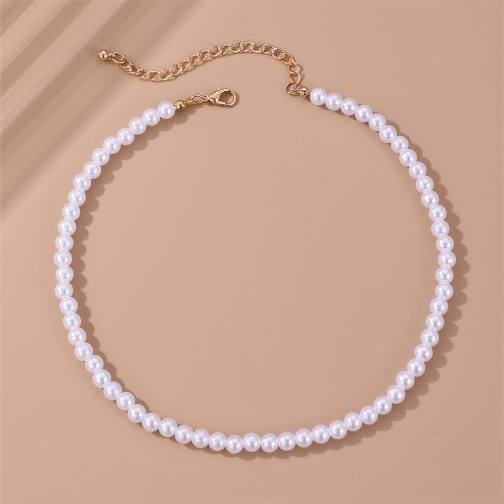 Elegant Round Imitation Pearl Necklace YongxiJewelry 4