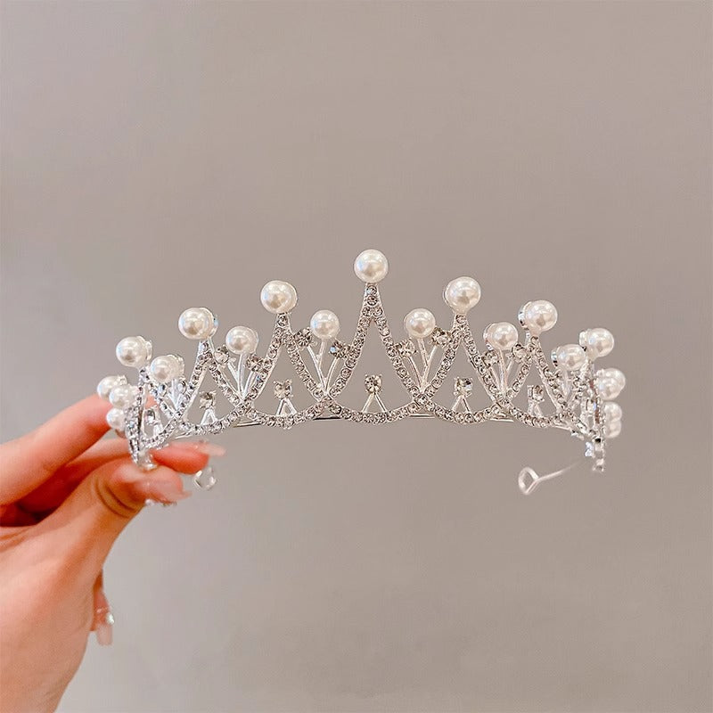 Pearl Crystal Crown YongxiJewelry