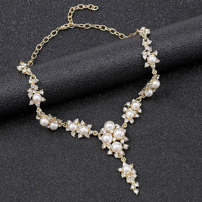 Pearl Necklace Set Bridal Dress Jewelry YongxiJewelry 5