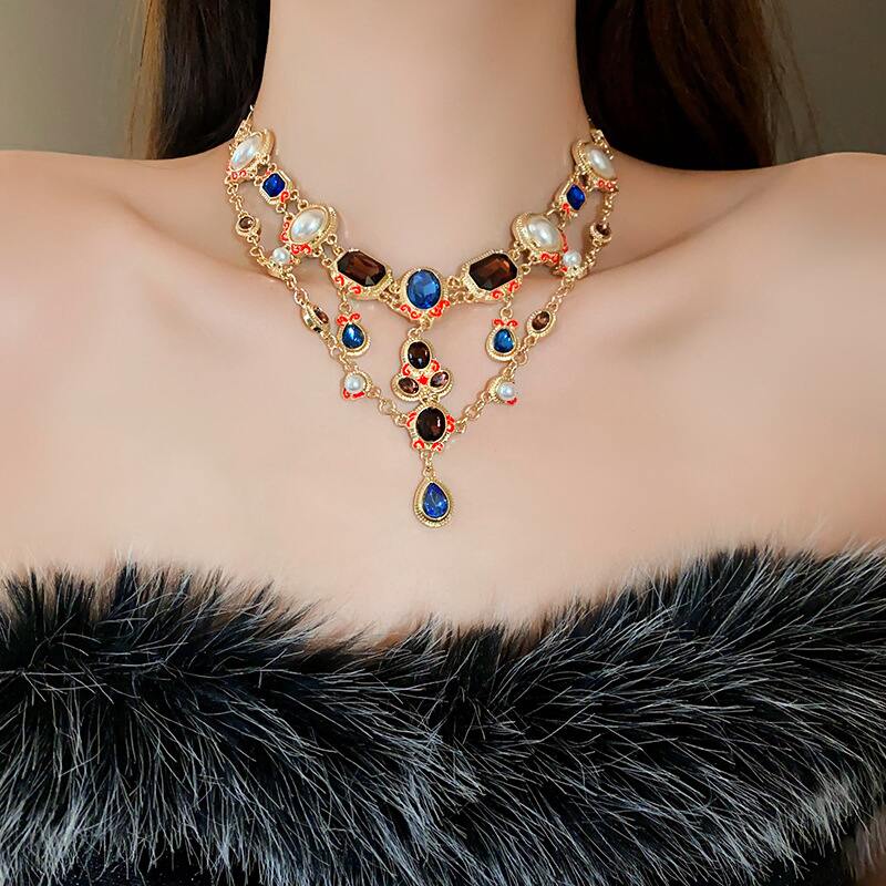 Regal Necklace Earrings Set YongxiJewelry 9