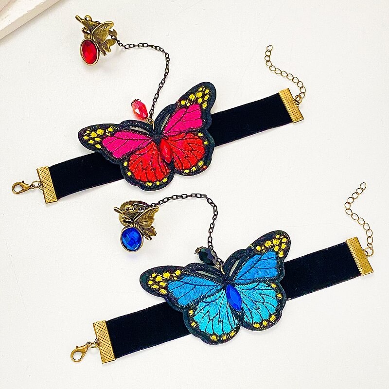 Retro  Finger Bracelet Butterfly Hand Ornaments YongxiJewelry 3