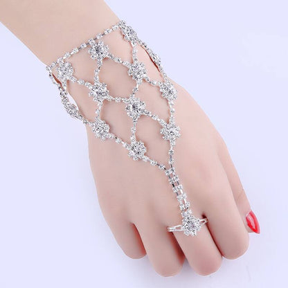 Rhinestone-Studded Bracelet YongxiJewelry 4