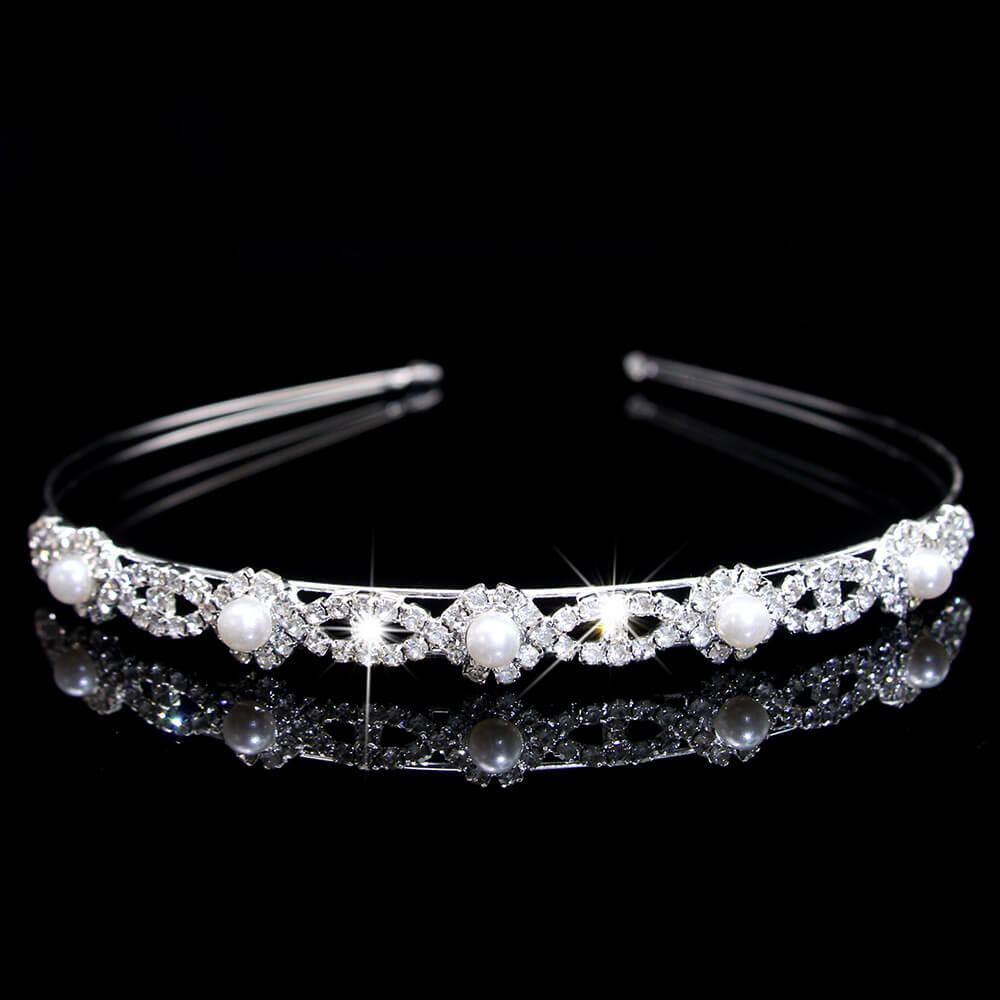 Rhinestone Pearl Head Band  YongxiJewelry 5