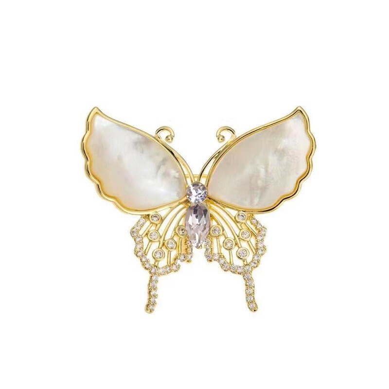 Stylish Golden Butterfly Brooch YongxiJewelry 4