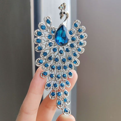 Stylish  Peacock Zircon Brooch YongxiJewelry 2