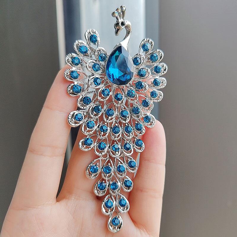 Stylish  Peacock Zircon Brooch YongxiJewelry 10