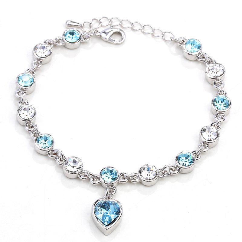 Versatile Love Constellation Bracelet YongxiJewelry White-Sky Blue