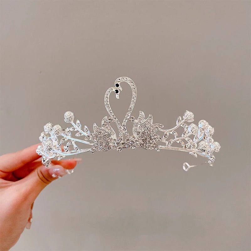 White Swan Crown YongxiJewelry