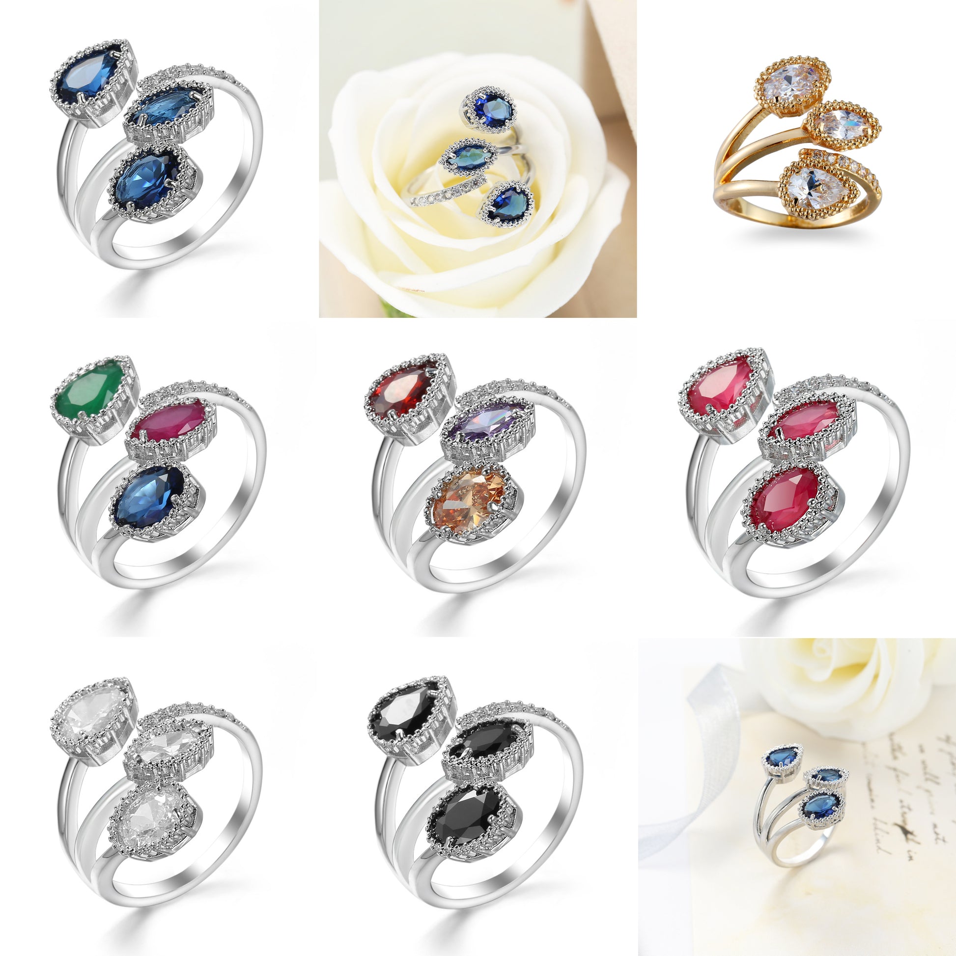 YongxiJewelry Elegant Gemstone Ring4